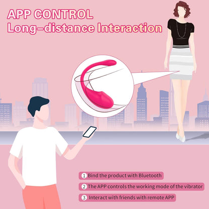 Loviss App Controlled Rechargeable Love Egg Vibrator