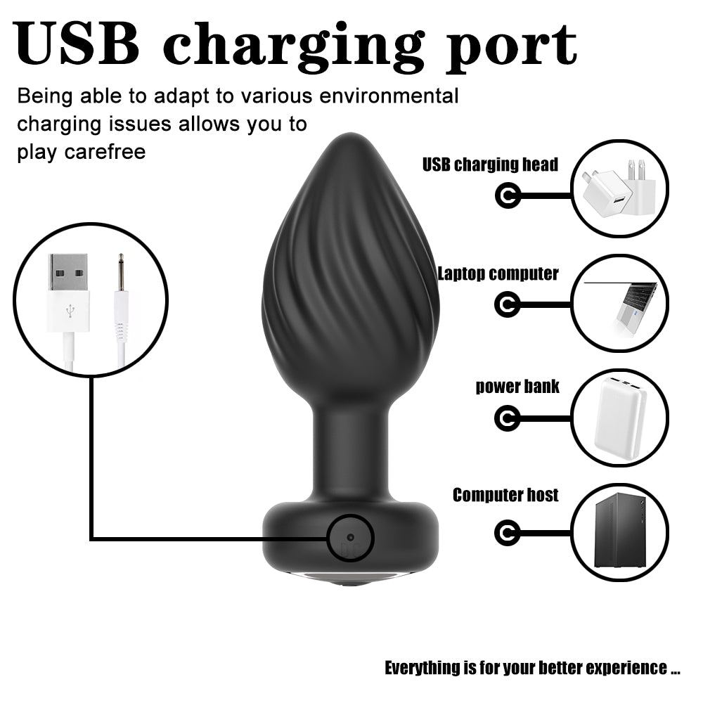 Loviss – Gyring-Analplug mit Fernbedienung