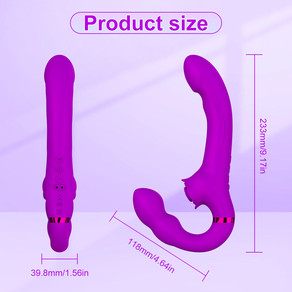 Vibrador de silicona para mujeres, masturbador vaginal femenino inalámbrico con correa, productos eróticos, consolador doble, punto G, juegos sexuales, juguete sexual para parejas, juguete para adultos, masajeador