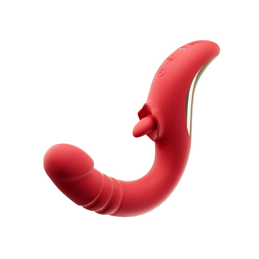 Vibrador para el punto G que lame el clítoris Nova