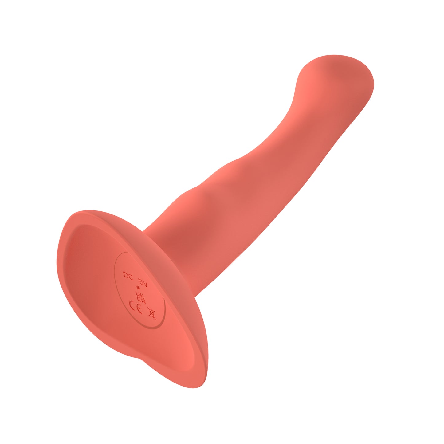 Loviss G-spot Liquid Silicone Suction Cup Rechargeable Vibrator Dildo 7 Inch