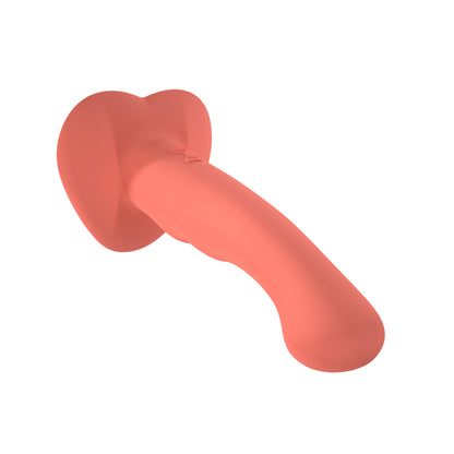 Loviss G-Punkt Flüssigsilikon Saugnapf Wiederaufladbarer Vibrator Dildo 7 Zoll