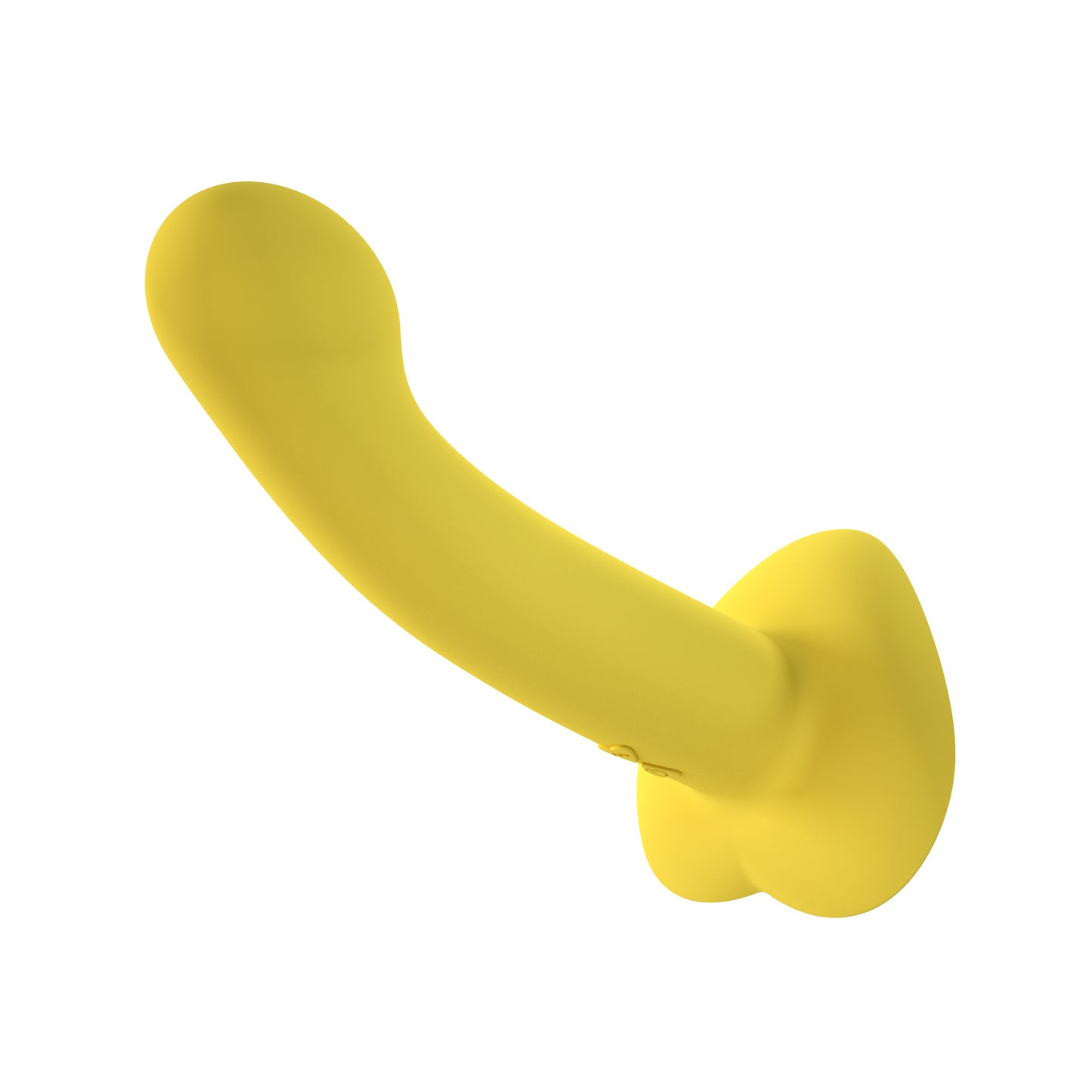 Consolador vibrador recargable con ventosa de silicona líquida curvada Loviss de 7 pulgadas