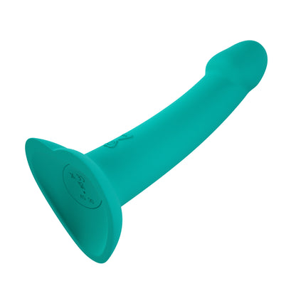 Loviss Liquid Silicone Suction Cup Rechargeable Vibrator Dildo 7.1 Inch