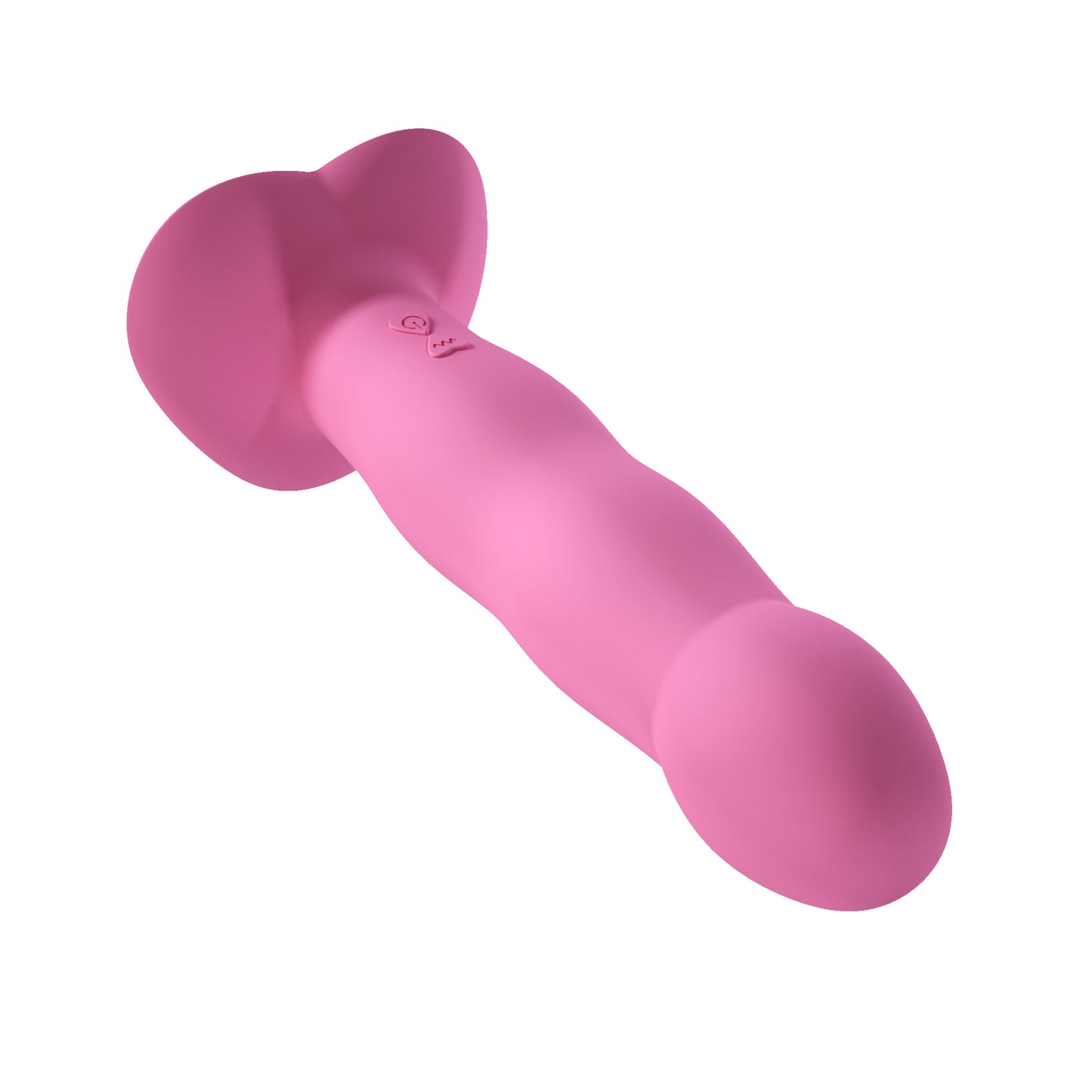 Loviss Ripple Large Liquid Silicone Suction Cup Rechargeable Vibrator Dildo 7.5 Inch