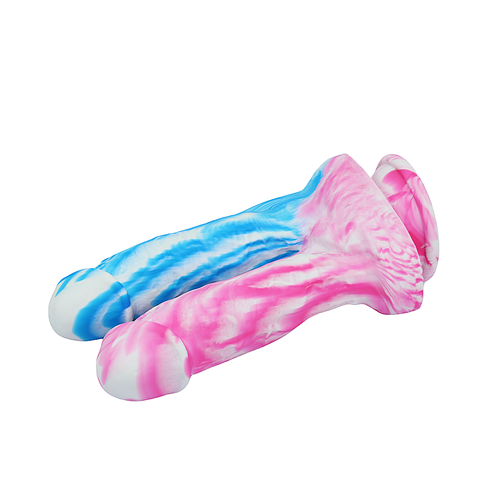 Loviss Silicone Realistic Double-Ended Colorful Dildo