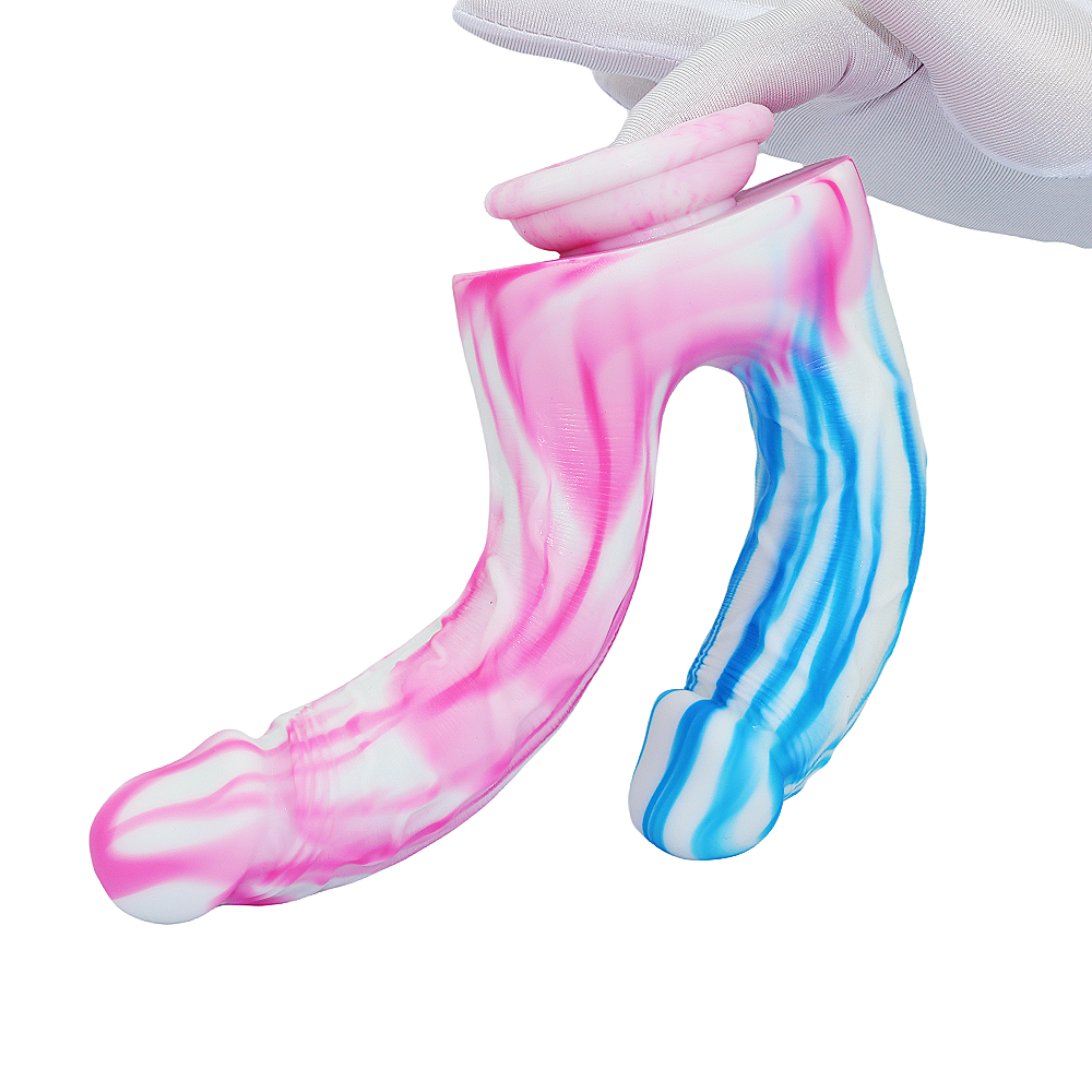 Loviss Silicone Realistic Double-Ended Colorful Dildo