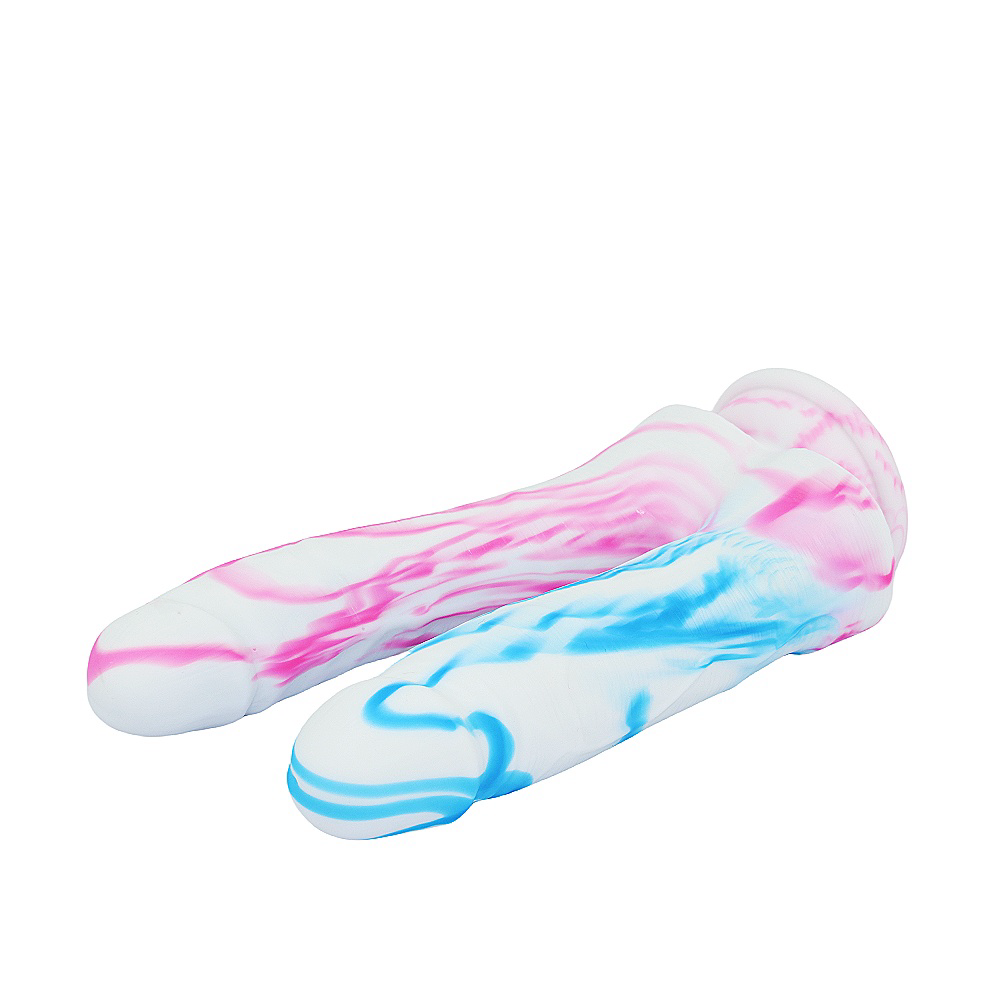 Loviss Silicone Realistic Double-Ended Colorful Dildo