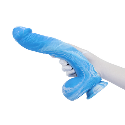 Loviss Silicone Large Curve Realistic Dilido with Suction Cup Insertable Length 10.6 inches