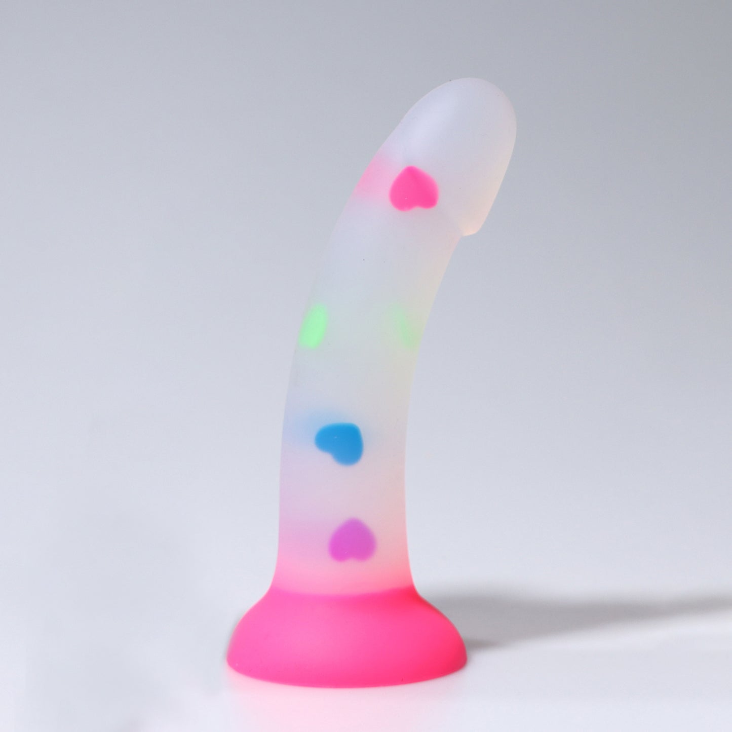 Consolador realista de silicona líquida Loviss con forma de pene de color degradado para sexo vaginal y anal con arnés compatible con ventosa