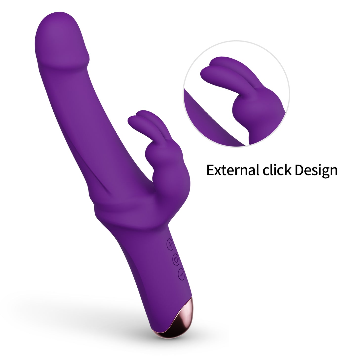 Rabbit Vibrator Clitoris and G-Spot with 10 Vibration Modes Waterproof Rabbit Dildo Vibrators Silent Erotic Fur G-Spot Vaginal Massage Sex Toys Suitable for Women and Couples