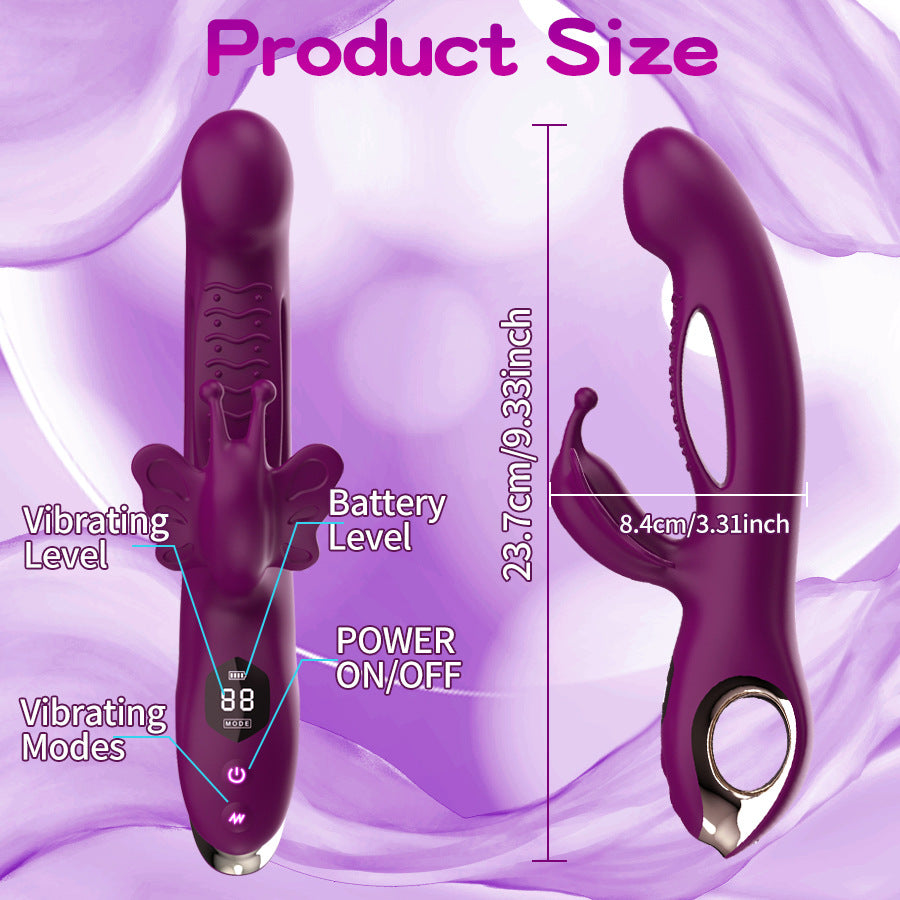 Loviss Butterfly Clitoral Rabbit Vibrator