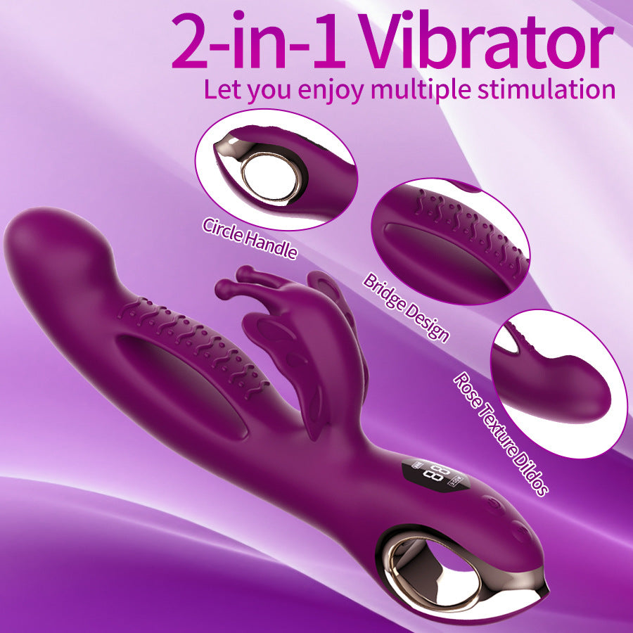 Loviss Butterfly Clitoral Rabbit Vibrator