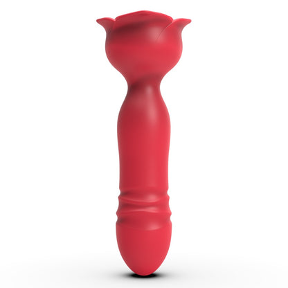 APP Rose Anal Plug Vibrador Empuje Butt Plug Masajeador de Próstata para Hombres y Mujeres Juguete Sexual para Adultos