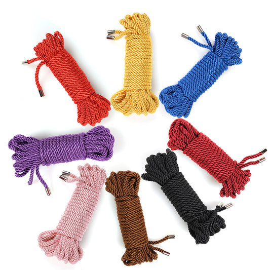 Metal Head 5 Meters Silk Rope Training Binding Restraint Torture Device 10 Meters Rope Alternative Toys Adult Sex Toys Bondage