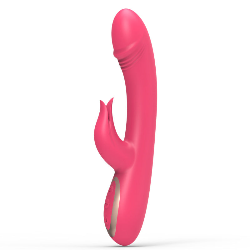 Dispositivo de masturbación vibrador de conejo oscilante para mujer, productos para adultos, diversión para parejas