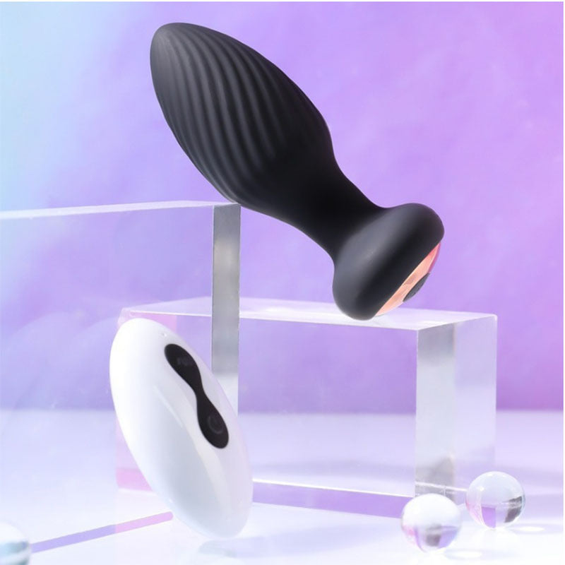 Loviss Rotating Anal Plug with Vibration and Remote Control