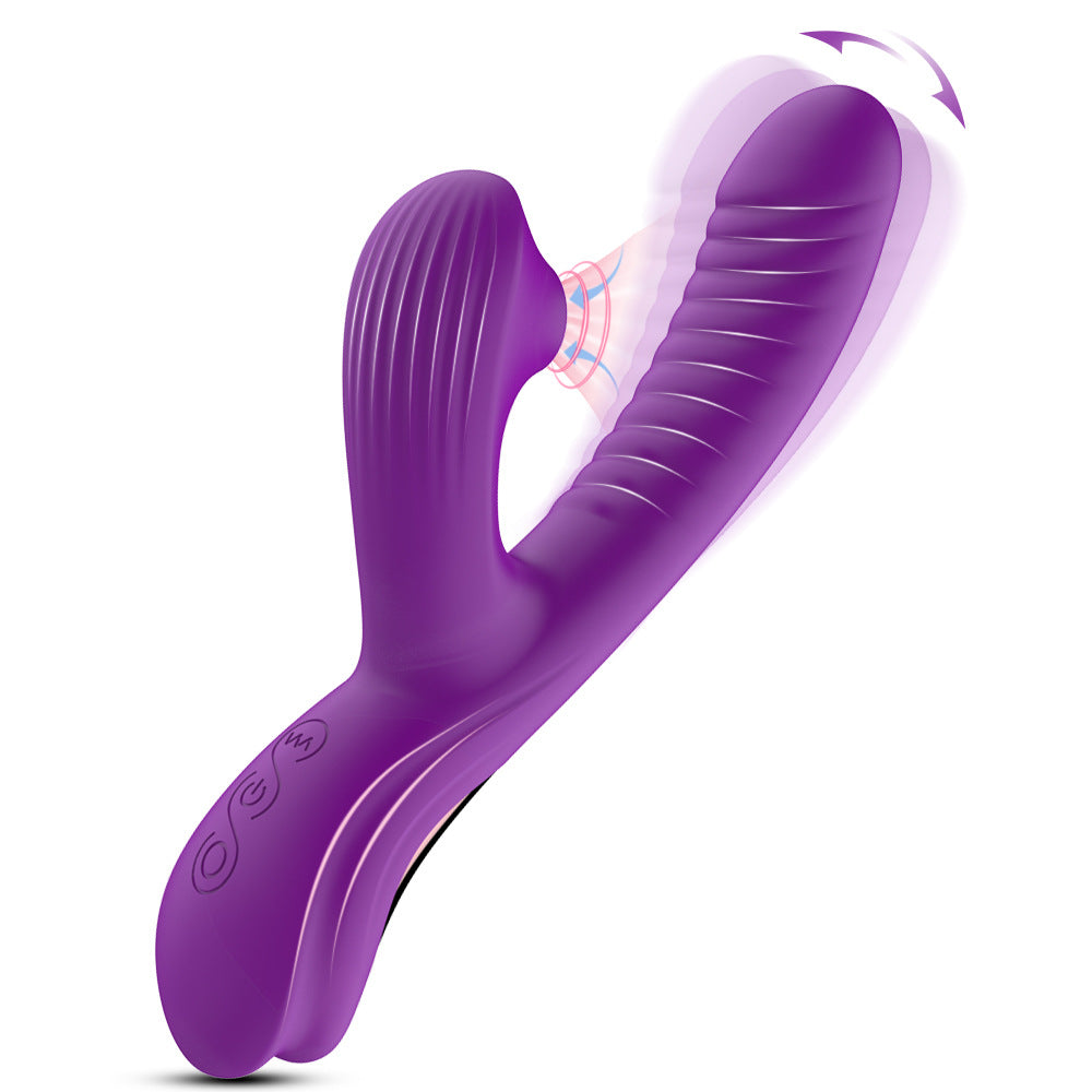 Vibrador de succión tipo conejo Loviss Beta Come-Hither para estimulación del punto G del clítoris 