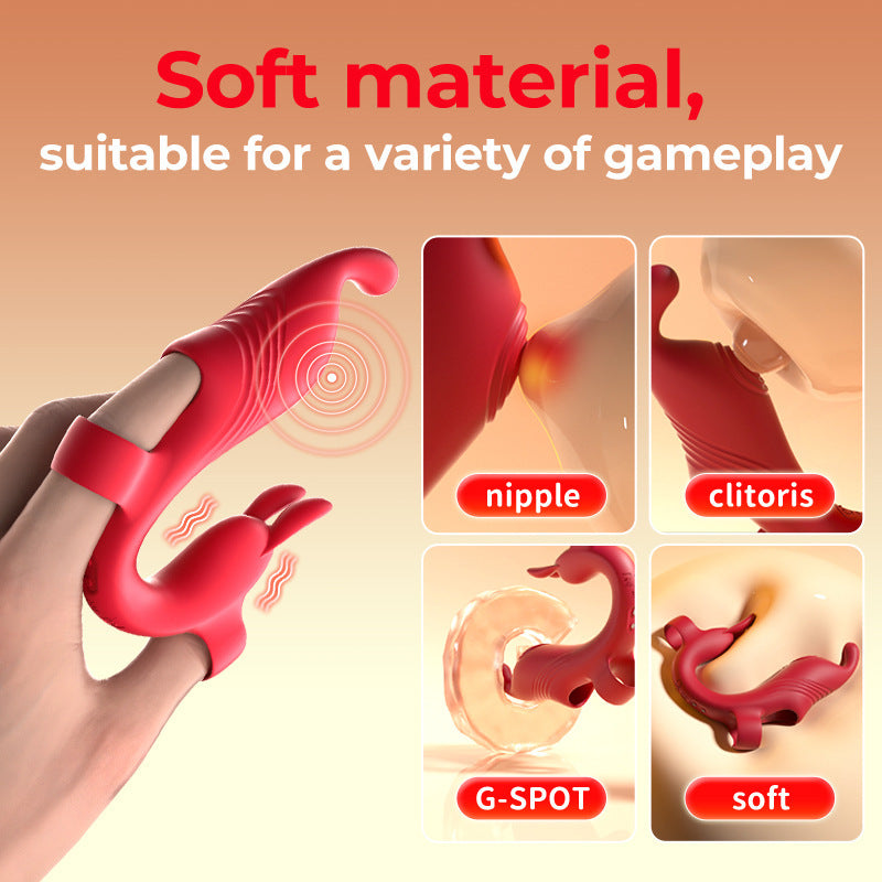 Loviss Bump Orgasm Finger Vibrator G-spot Clitoral Stimulator