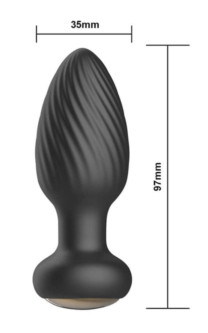 Loviss Rotating Anal Plug with Vibration and Remote Control