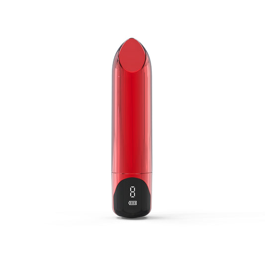 Vibrador tipo bala con forma de lápiz labial