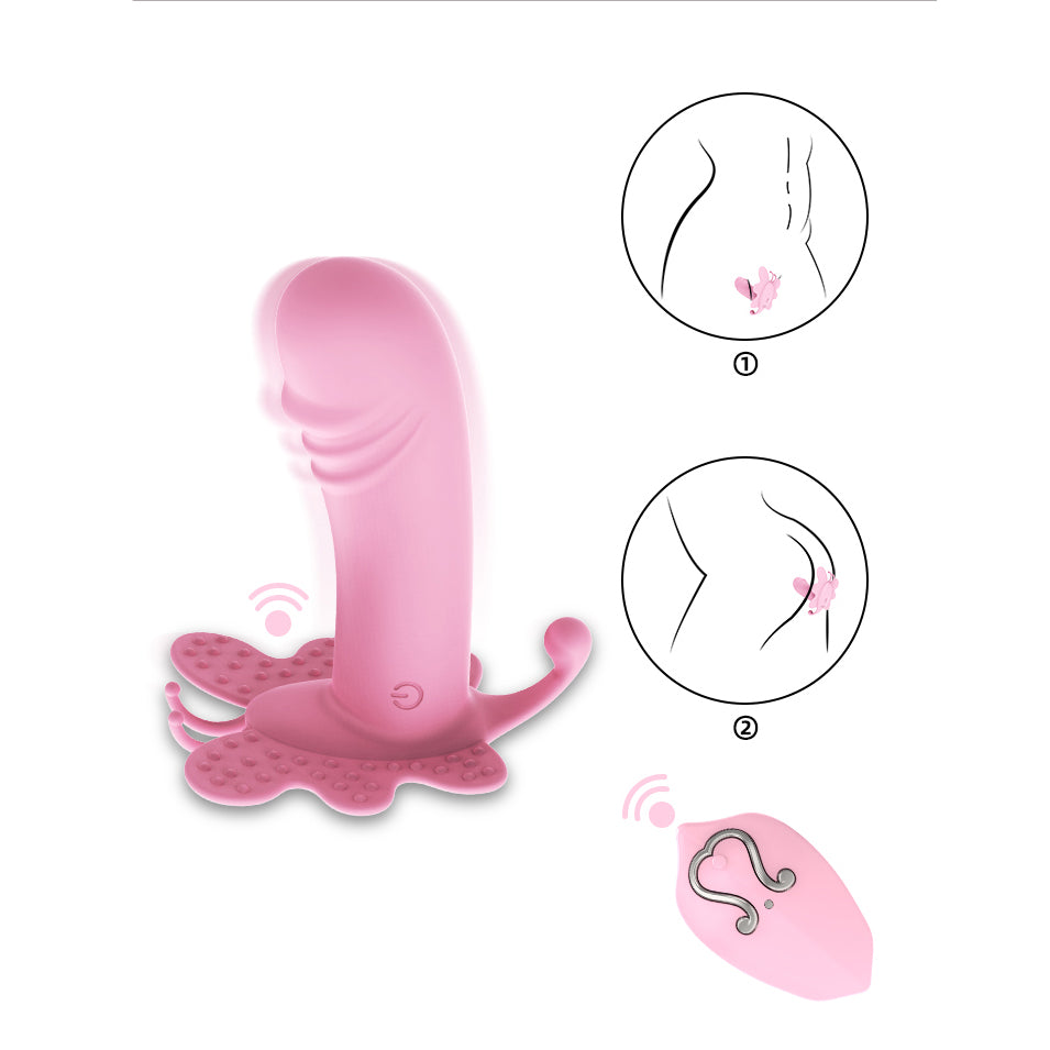 Erotische Vagina Tragbarer Vibrator 10 Geschwindigkeiten Vibrierender Klitoris-Stimulator Sexspielzeug Panty Vibes