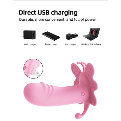 Erotische Vagina Tragbarer Vibrator 10 Geschwindigkeiten Vibrierender Klitoris-Stimulator Sexspielzeug Panty Vibes