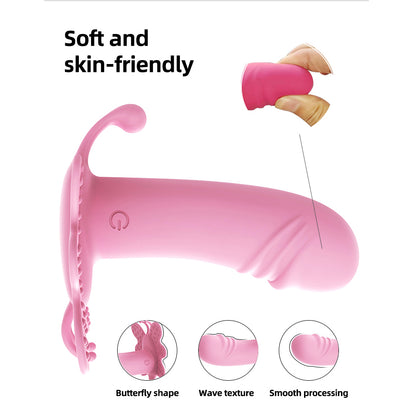 Erotic Vagina Wearable Vibrator 10 Speeds Vibrating Clitoris Stimulator Sex Toy Panty Vibes