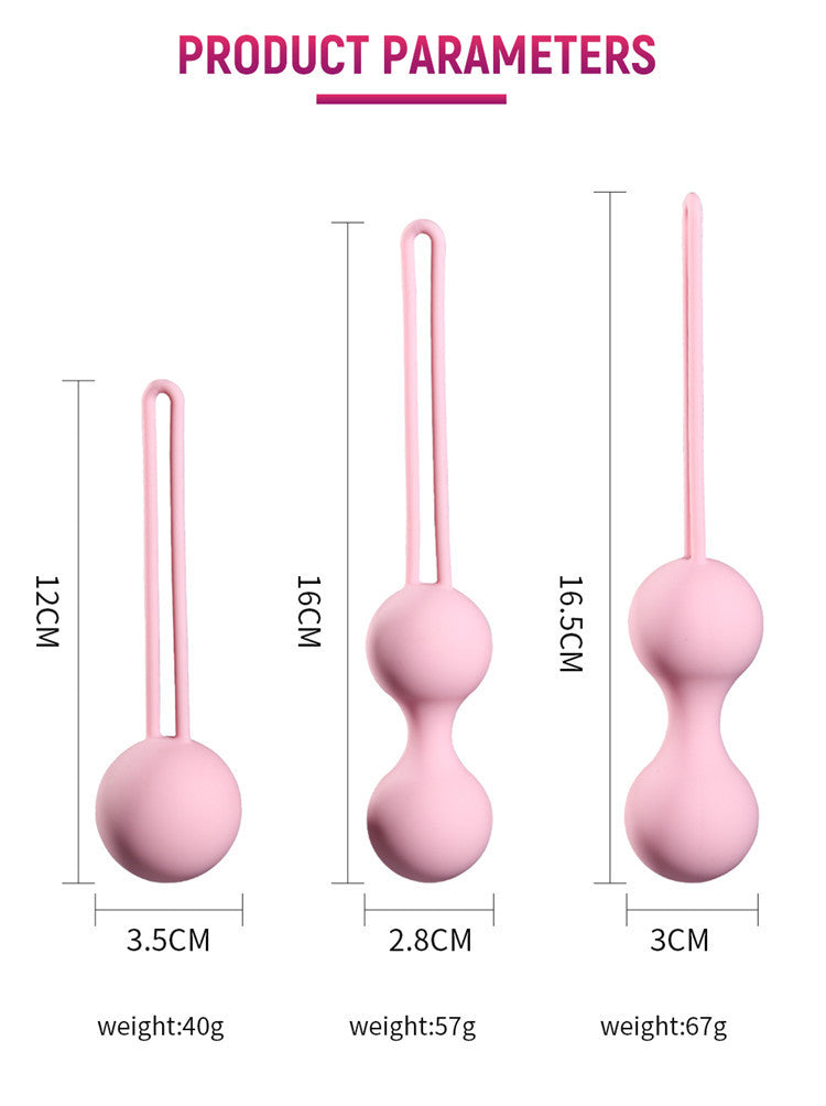 Wasserdichter Silikon-Stressball für Vagina-Übungen, Sexspielzeug, Silikon, weibliche Vagina, Kegel-Übung, Ben Wa, Kegel-Bälle für Frauen