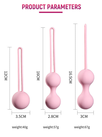 Wasserdichter Silikon-Stressball für Vagina-Übungen, Sexspielzeug, Silikon, weibliche Vagina, Kegel-Übung, Ben Wa, Kegel-Bälle für Frauen