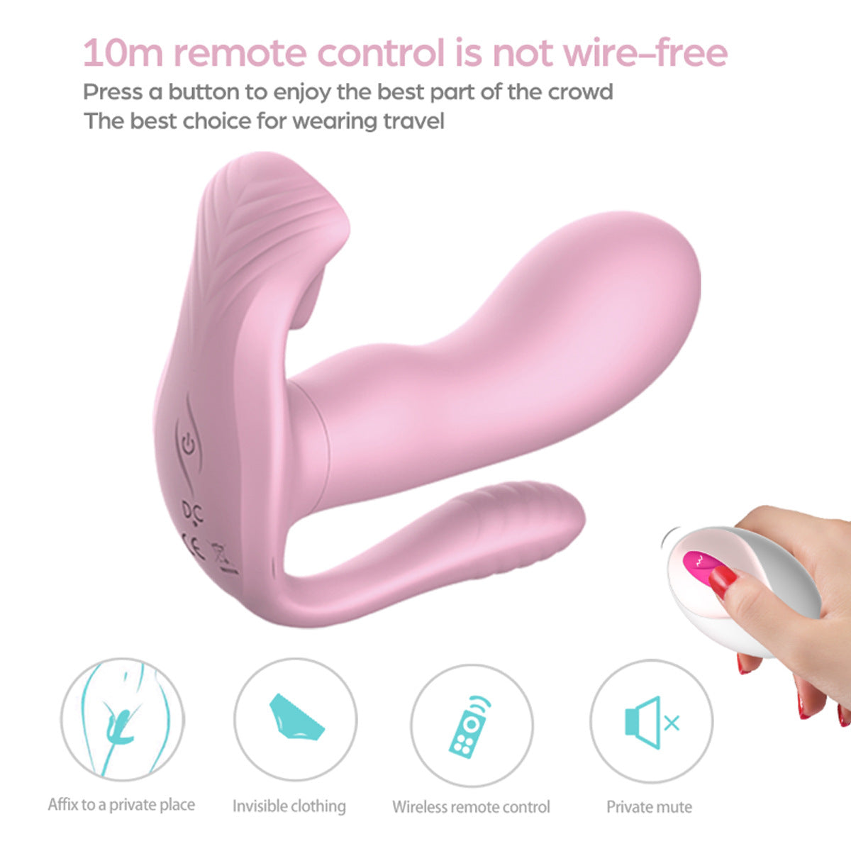 Sirena femenina que lleva el pene Control remoto inalámbrico Conversión de frecuencia Tercera generación Dispositivo de masturbación oscilante vibrante Productos para adultos