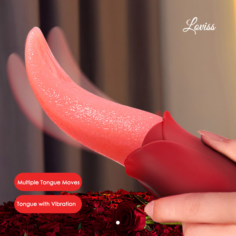 Tongue Licker Massager Vibrating Sex Toys Teasing Vibrator