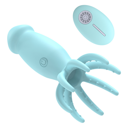 Octopus Remote Controlled Dual Head 8 tentacles Vibration Dildo Vibrator
