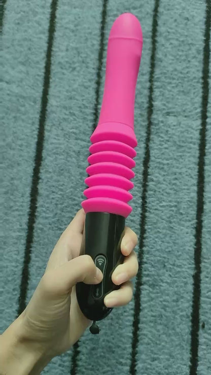 Automatically Women G-spot Vibrating Dildo Thrusting Vibrator Adult Sex Toy Massage Wand