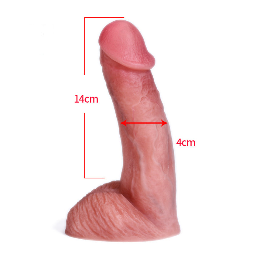 Realistic Silicone Dildo Adult Sex Toys for Women, Body-Safe Material, Huge Dildo, Lifelike and Balls for G-spot, Vaginal and Anal Play