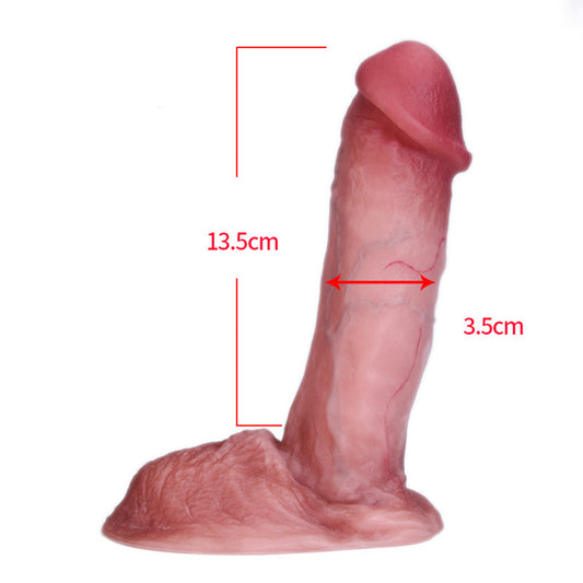 Realistischer Dildo, großer Analdildo mit weichem Stimulator, G-Punkt, Sexspielzeug für Erwachsene für Frauen/Männer