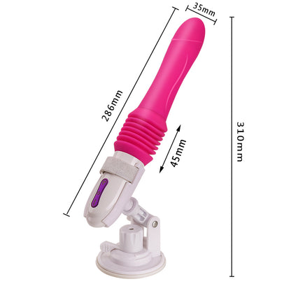 Automatically Women G-spot Vibrating Dildo Thrusting Vibrator Adult Sex Toy Massage Wand